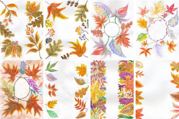 Autumn Leaves Frame Art: A Guide to Seasonal Design Assets