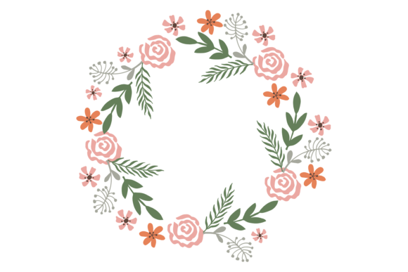 Beautiful Flower Frame Design. Decorativ: Strategic Applications for Visual Communication