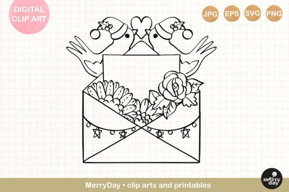 Christmas Birds with Letter Line Art: Elevate Your Holiday Design Projects