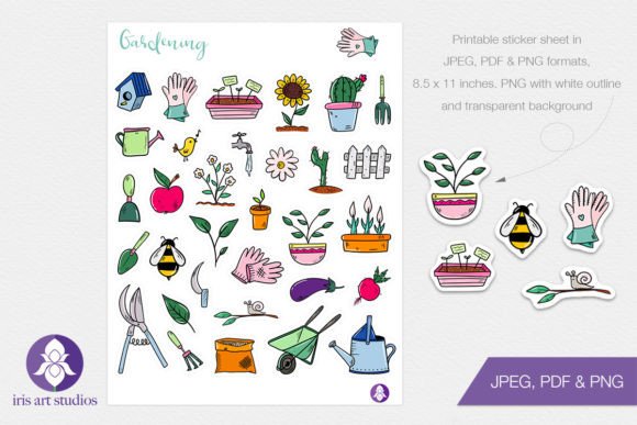 The Art of Visual Planning: Integrating Printable Gardening Stickers into Daily Organization
