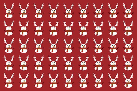 The Timeless Appeal of a Christmas Red Background with Snowman