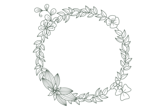 The Timeless Elegance of Botanical Wreath Drawings: From Hand-Drawn Sketches to Digital Assets
