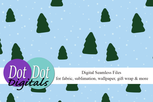 Trees and Snow on Blue Seamless: A Comprehensive Evaluation for Digital Designers