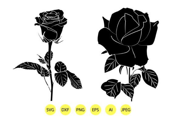 Unlocking Creativity with Flower Silhouettes: A Comprehensive Guide to Decorative Rose Vector Illustrations