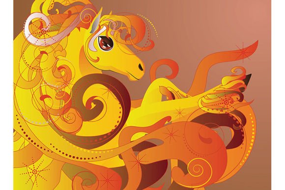 Winter Horse and Fire Horse: Bridging Elemental Contrasts in Digital Art